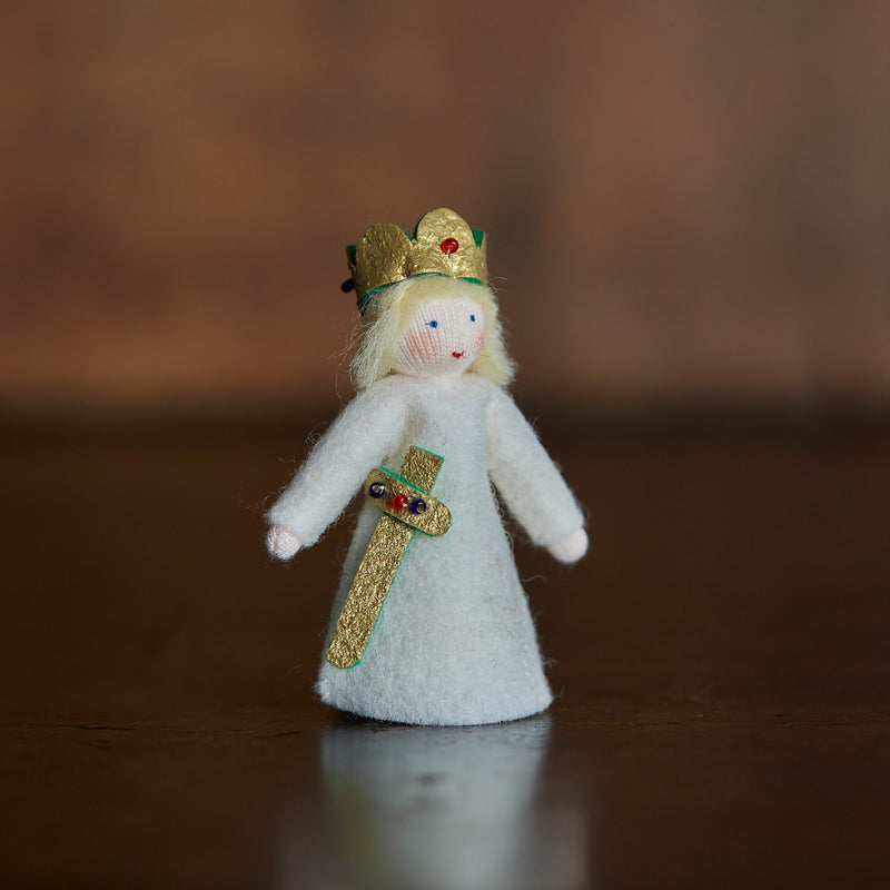 Handmade Wool Prince - White Dress - White