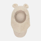 Baby & Kids Wool Teddy Fleece Bear Balaclava - Cement