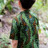 Wax Cotton Temi Shirt - Dark Fern