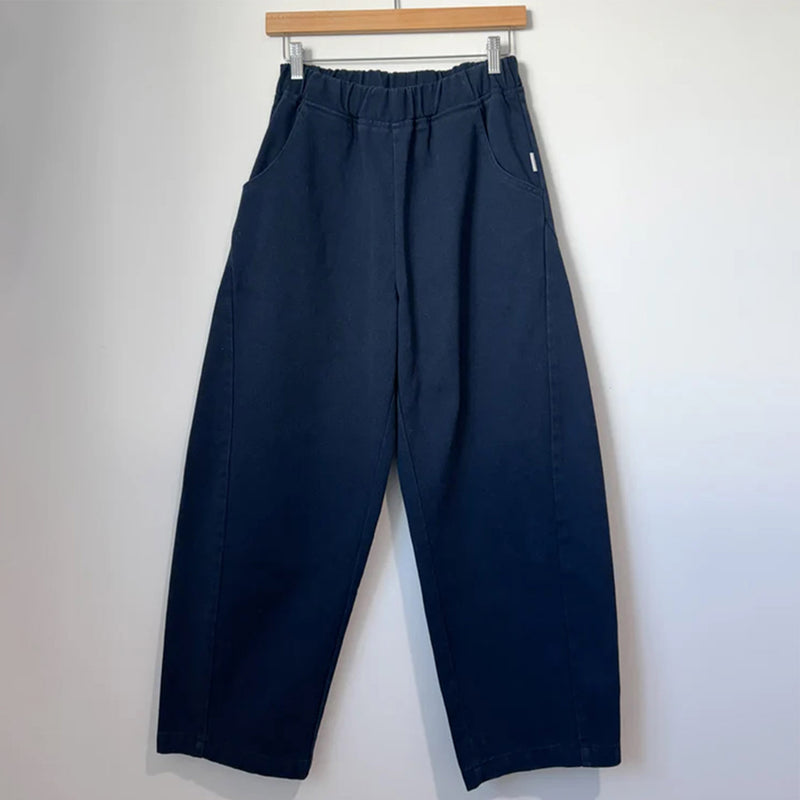 Womens Cotton Arc Pants - Navy