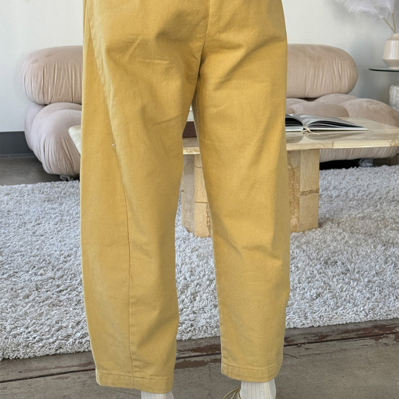 Womens Cotton Arc Pants - Butter