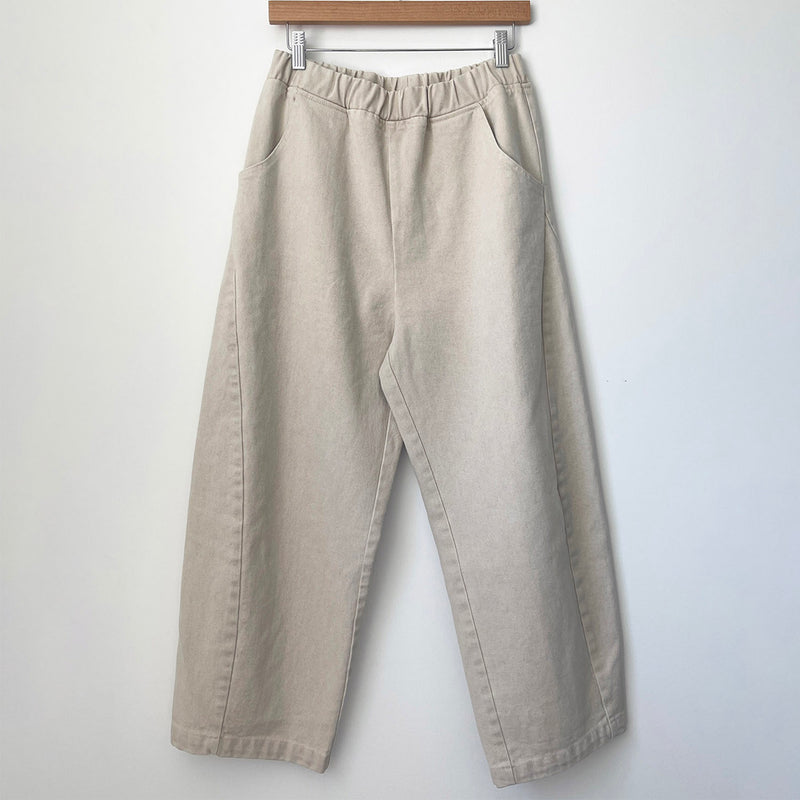 Womens Cotton Arc Pants - Naturel