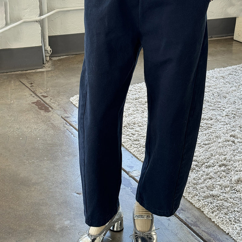 Womens Cotton Arc Pants - Navy