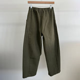 Womens Cotton Arc Pants - Olive Canvas