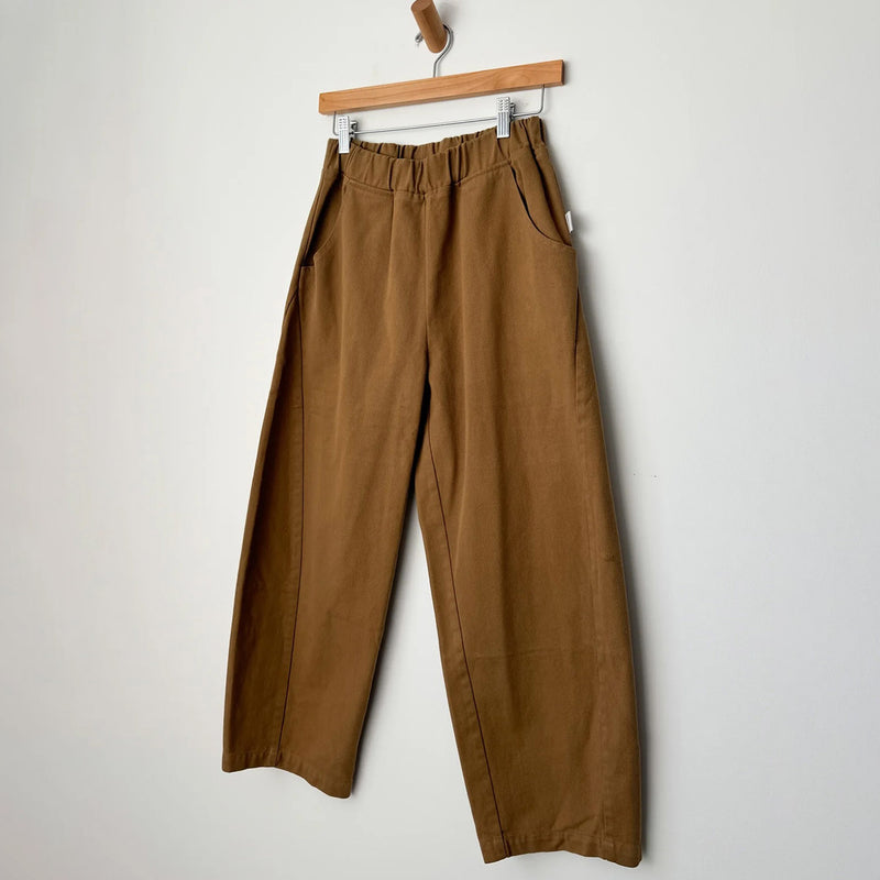 Womens Cotton Arc Pants - Tobacco