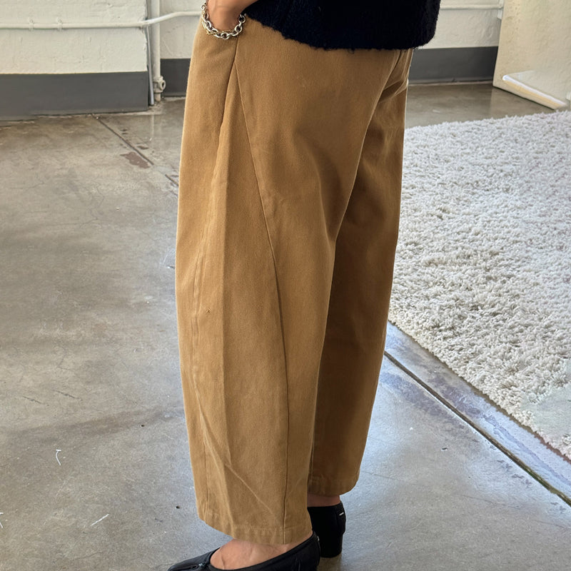 Womens Cotton Arc Pants - Tobacco