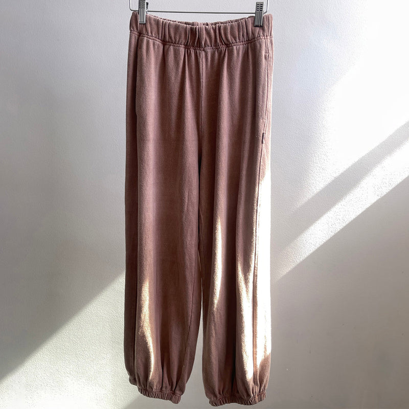 Womens Cotton Balloon Pants - Macchiato