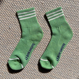 Womens Cotton Girlfriend Socks - Avocado