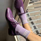 Womens Cotton Girlfriend Socks - Iris