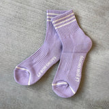 Womens Cotton Girlfriend Socks - Iris