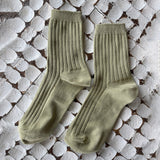 Womens Cotton Her Socks - Avocado