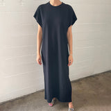 Womens Cotton Jeanne Dress - Black