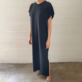 Womens Cotton Jeanne Dress - Black