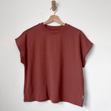 Womens Cotton Jeanne Tee - Brick