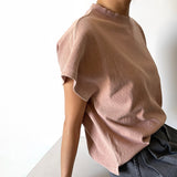 Womens Cotton Jeanne Tee - Macchiato