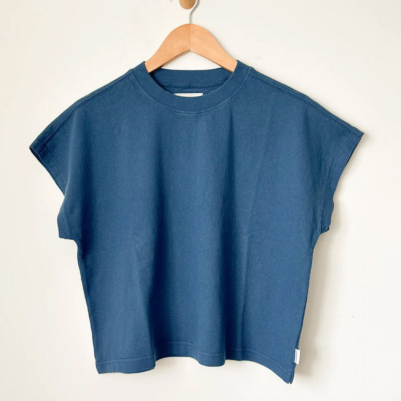 Womens Cotton Jeanne Tee - Ocean