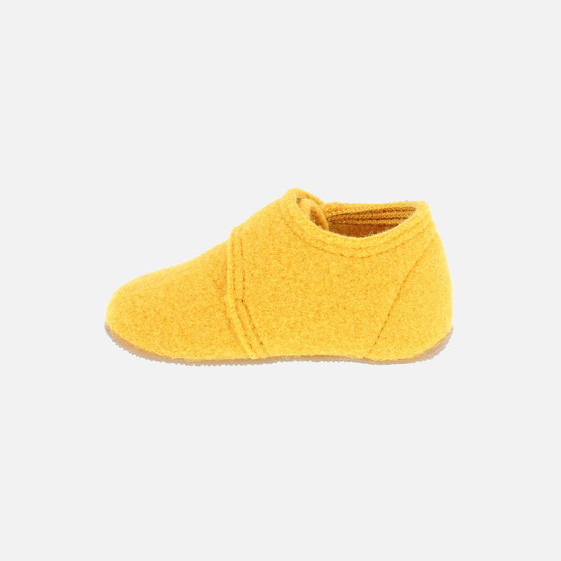 Boiled Wool Slipper Shoe - Inca Gold