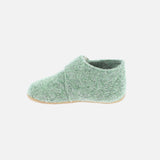 Felted Wool Slipper Shoe - Forest