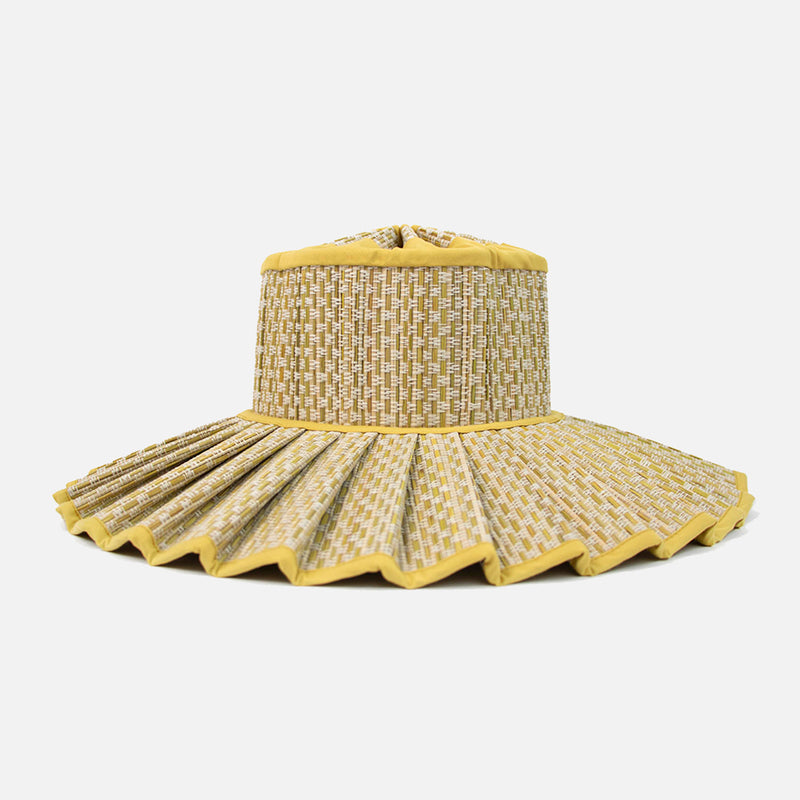 Women's Hand Woven Natural Grass Capri Hat - Tuscany