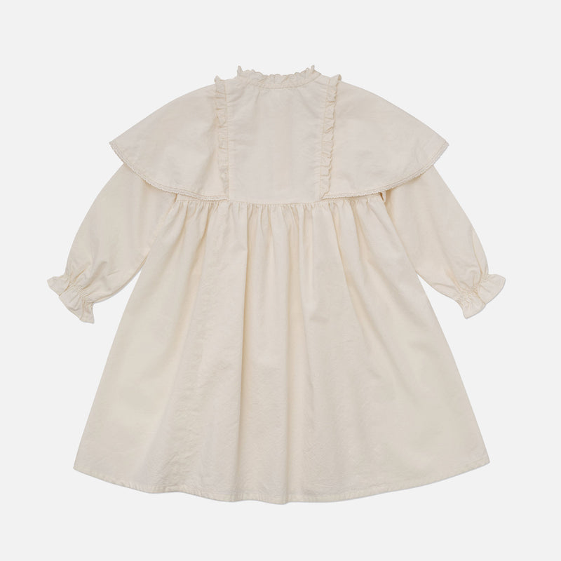 Cotton Iris Dress - Cream