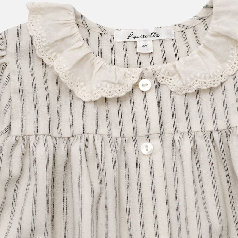 Cotton Lazenia Blouse - Stripe