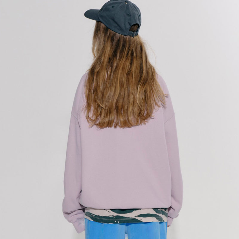 Cotton Bubble Sweatshirt - Rose