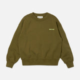 Cotton Bubble Sweatshirt - Tapenade