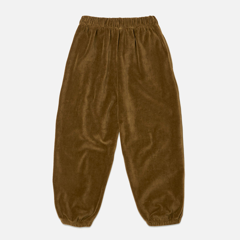 Cotton Velour Balloon Pant - Butternut