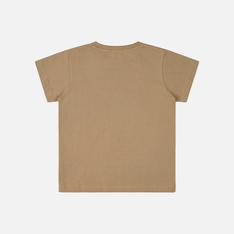 Baby & Kids Cotton Tee - Camel