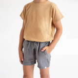 Baby & Kids Linen Shorts - Storm Blue