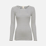 Womens Silk/Cotton Gerda Top - Sailor