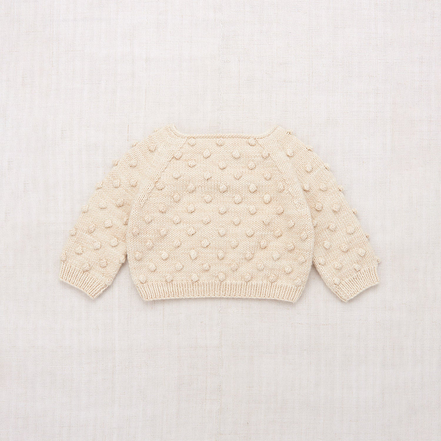 Baby Hand Knit Merino Wool Original Popcorn Sweater - String – MamaOwl