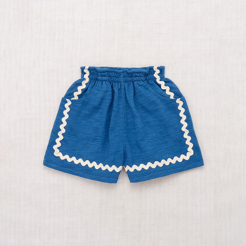 Cotton Jumbo Rickrack Camp Shorts - Holland