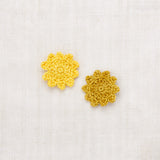 Hand Crochet Merino Wool Sun Clip Set - Mango