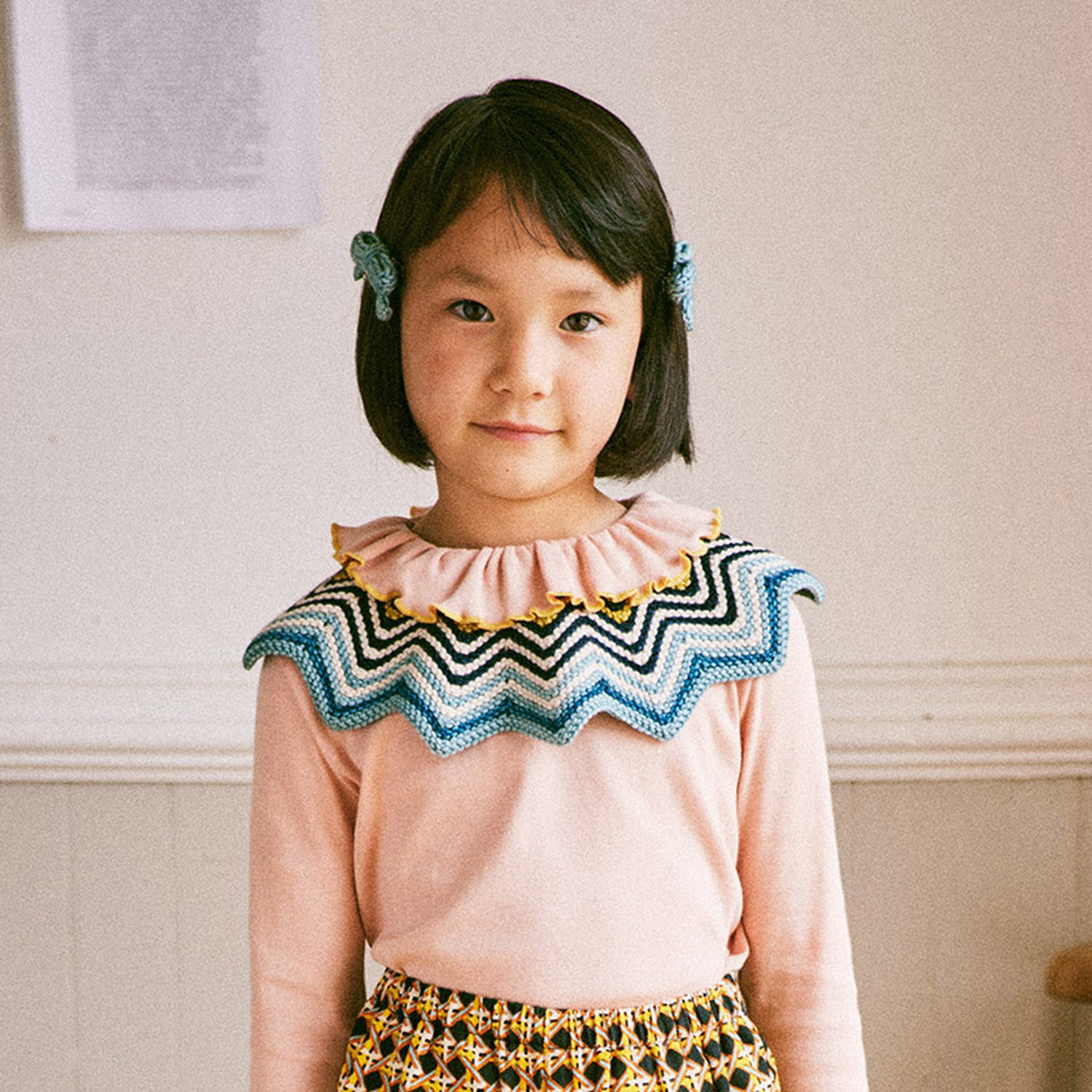 Merino Wool Parlor Chevron Collar - Ink – MamaOwl
