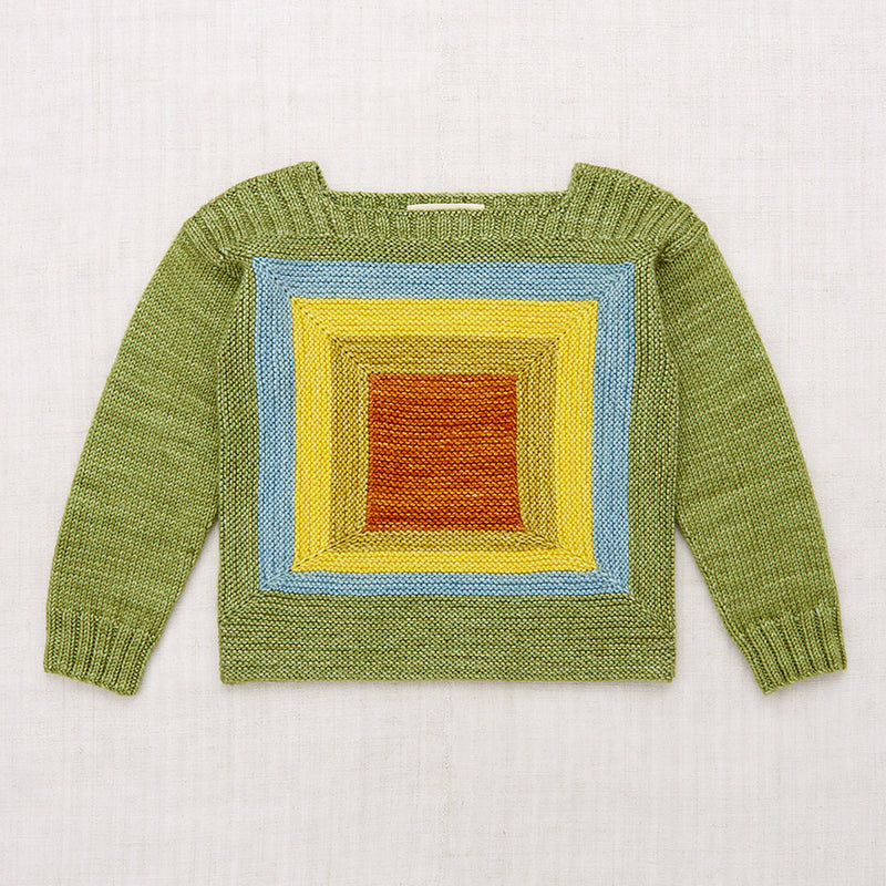 Hand Knit Merino Wool Homage Sweater - Sprig