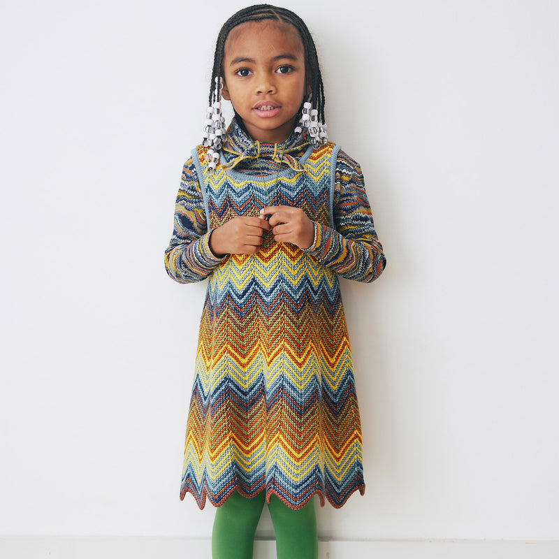 Merino Wool Parlor Chevron Dress - Mango