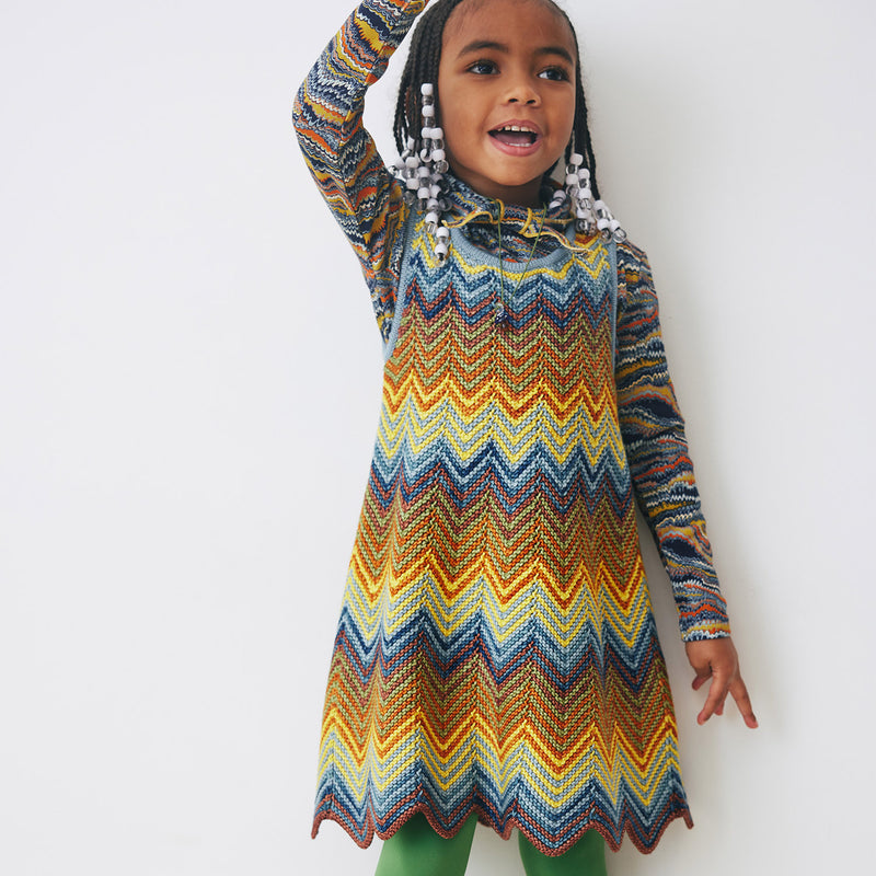 Merino Wool Parlor Chevron Dress - Mango