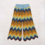 Merino Wool Parlor Chevron Pant - Mango