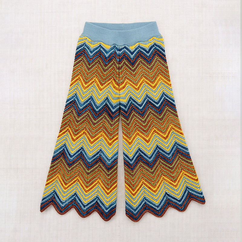 Merino Wool Parlor Chevron Pant - Mango