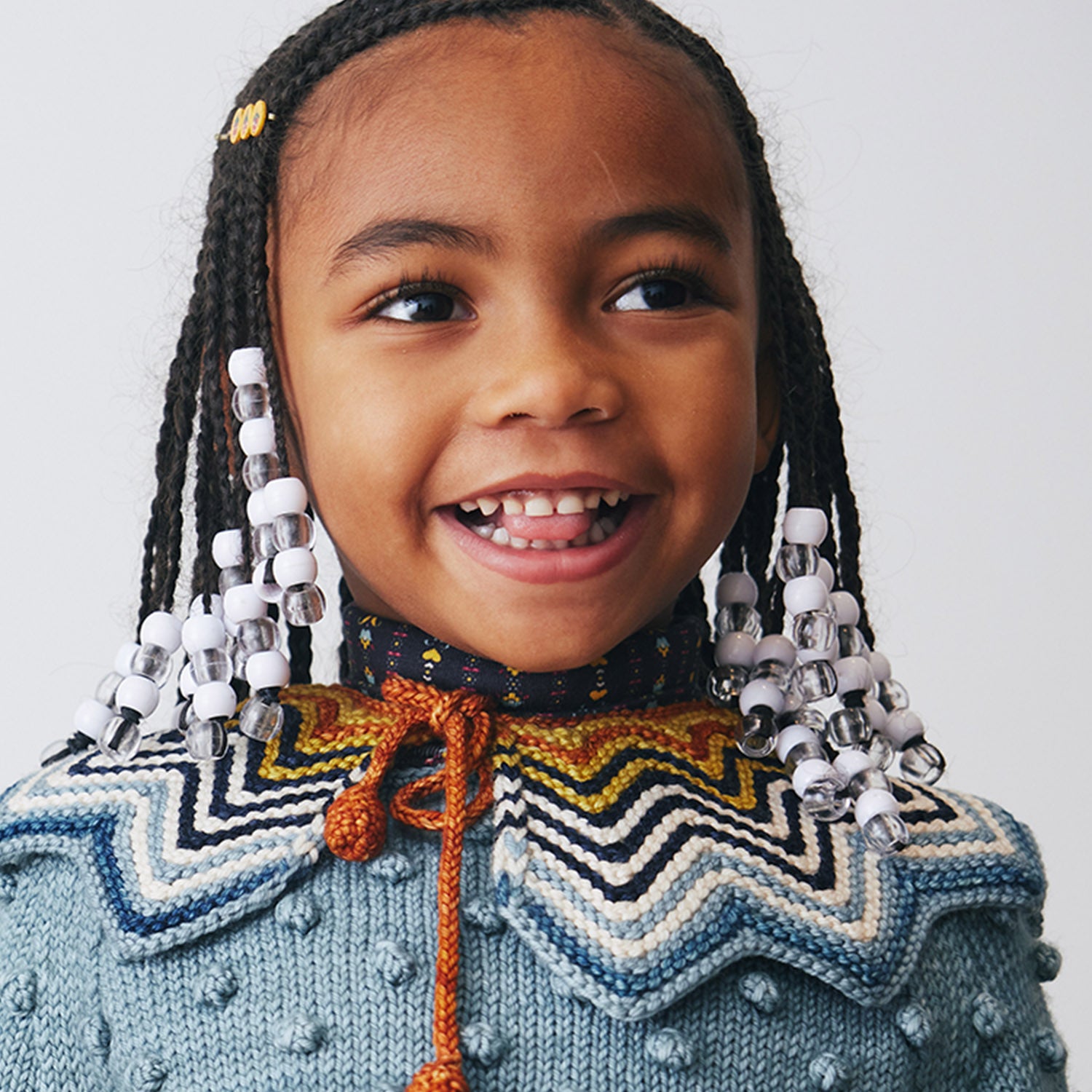 Kids Merino Wool Parlor Chevron Collar - Ink – MamaOwl