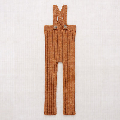 Baby Merino Wool Rib Longies - Rose Gold