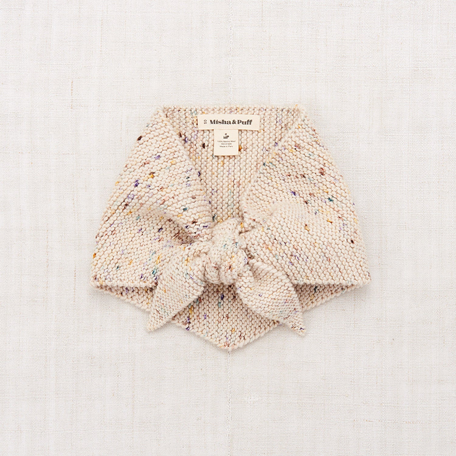 Kids Handknit Merino Wool Scout Scarf - Iris Confetti – MamaOwl