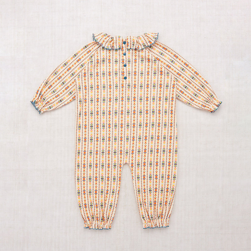 Baby Pima Cotton Pierrot Onesie - String Bohemia