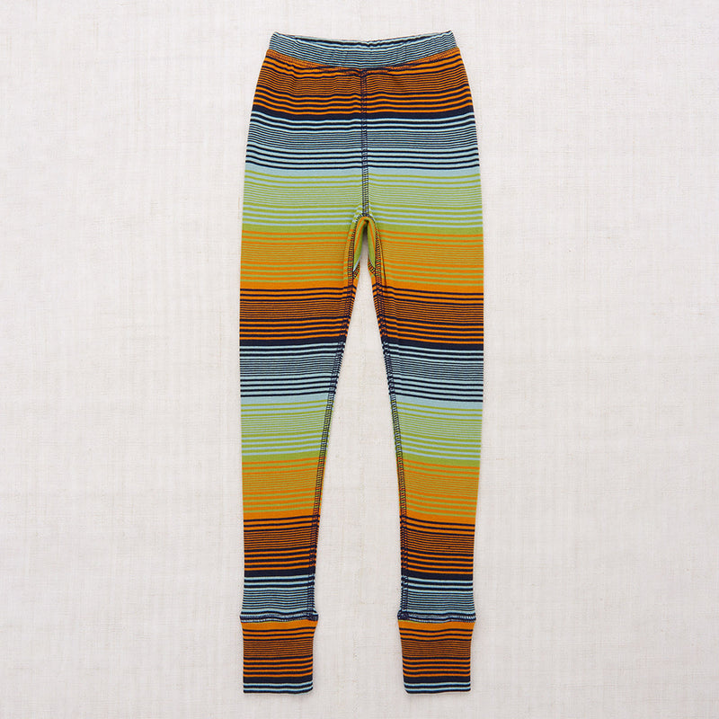 Pima Cotton Leggings - Sunset Stripe