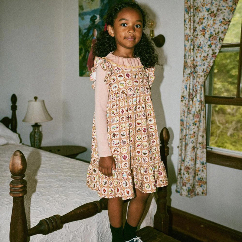 Floral Pima Cotton Children's Clothing Pima Cotton Ruffle