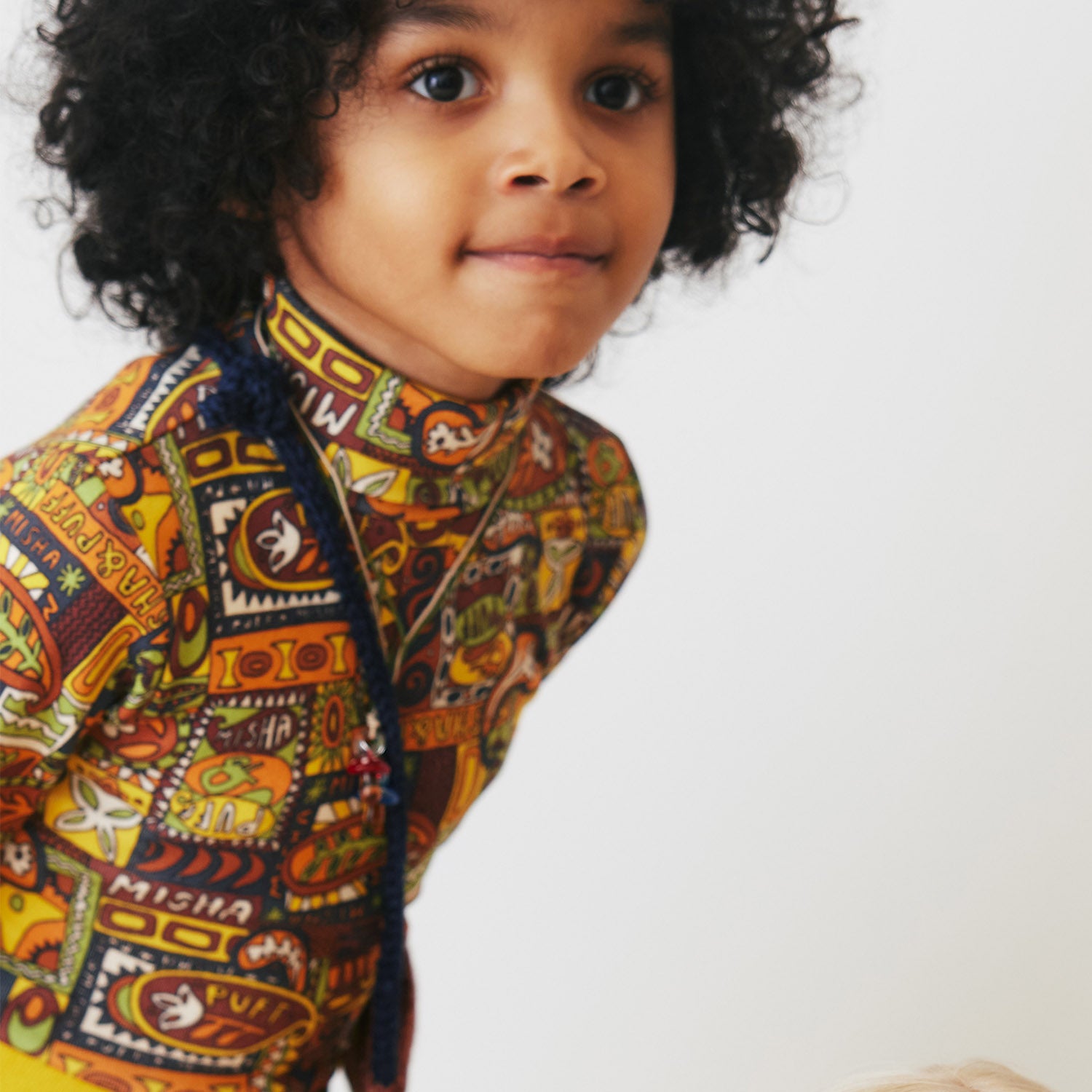 Pima Cotton Turtleneck - Fox Groovy Paisley – MamaOwl