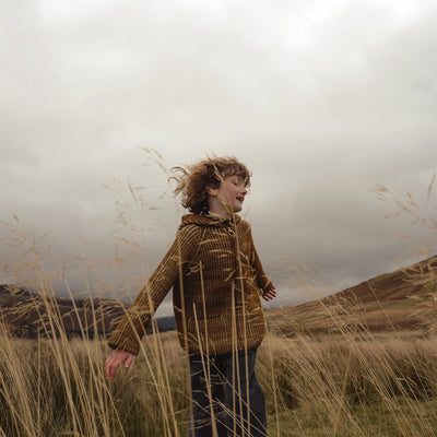 Merino Wool North Wind Jacket - Nutmeg/Alabaster