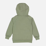 Cotton Hoodie - Poetry green