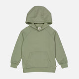 Cotton Hoodie - Poetry green